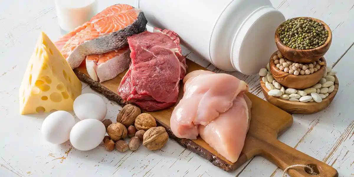 Polecane źródła białka w diecie na masę.