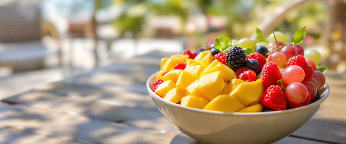 Miska świeżych owoców