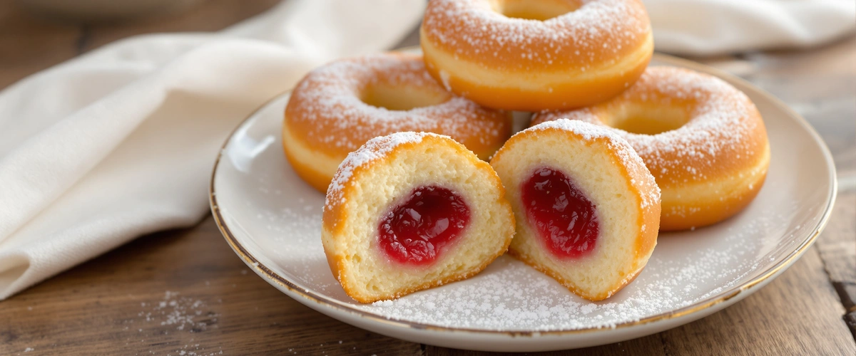 ile kalorii mają pączki z nadzieniem różanym posypane cukrem