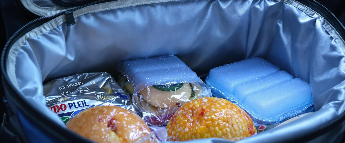 lodówka turystyczna z jedzeniem