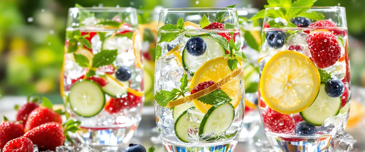 Woda z dodatkami (cytryna, maliny itp.)