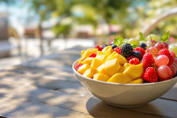 Miska świeżych owoców