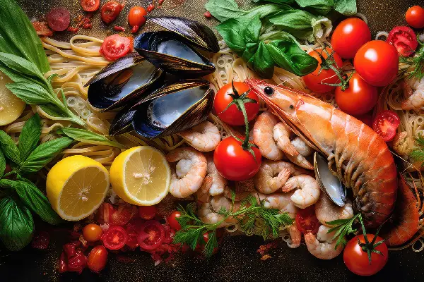 Grillowany kurczak z warzywami i cytryną