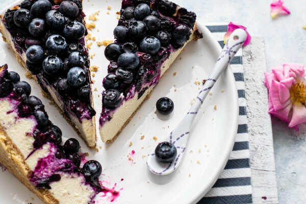 sernik z jagodami przepis