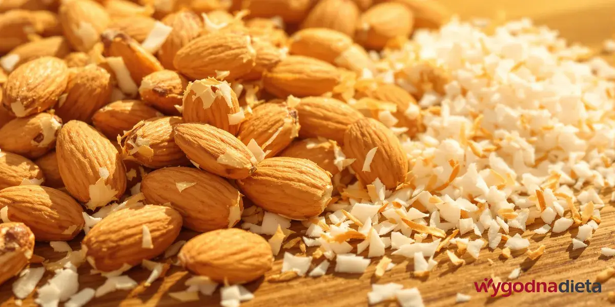 migdały i kokos źródłem acytylo-CoA