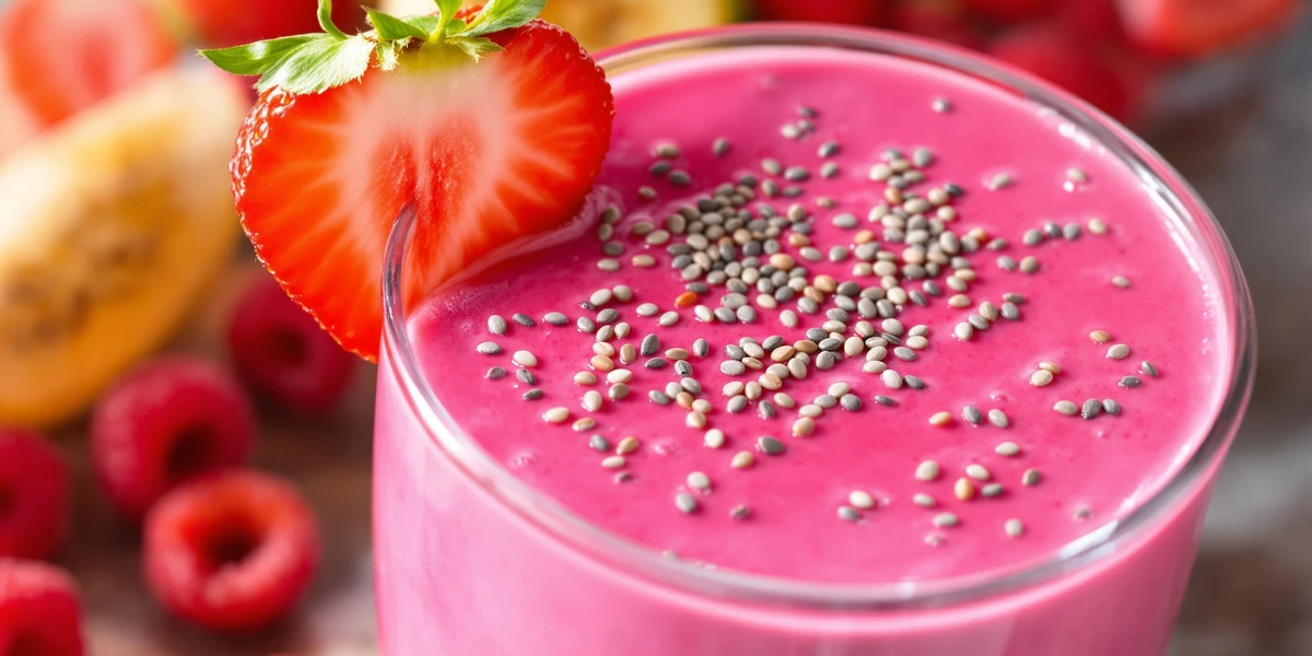 smoothie truskawkowe i malinowe