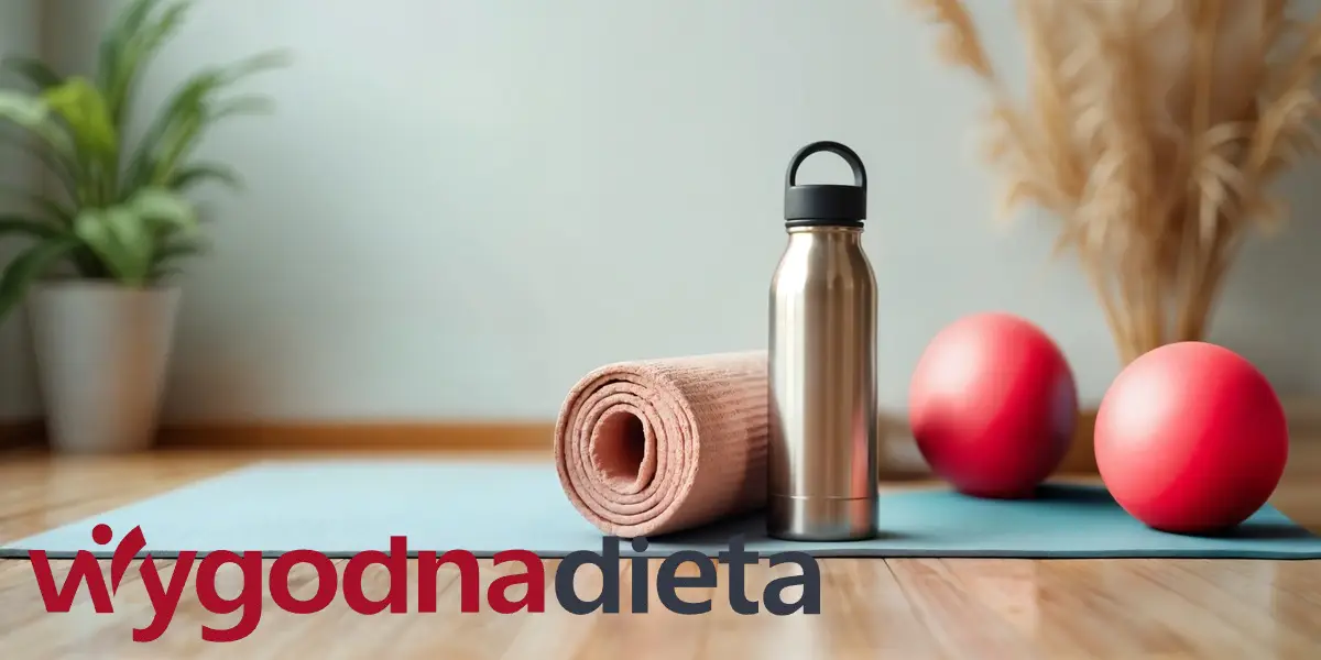 ćwiczenia w domu na macie i z hantlami