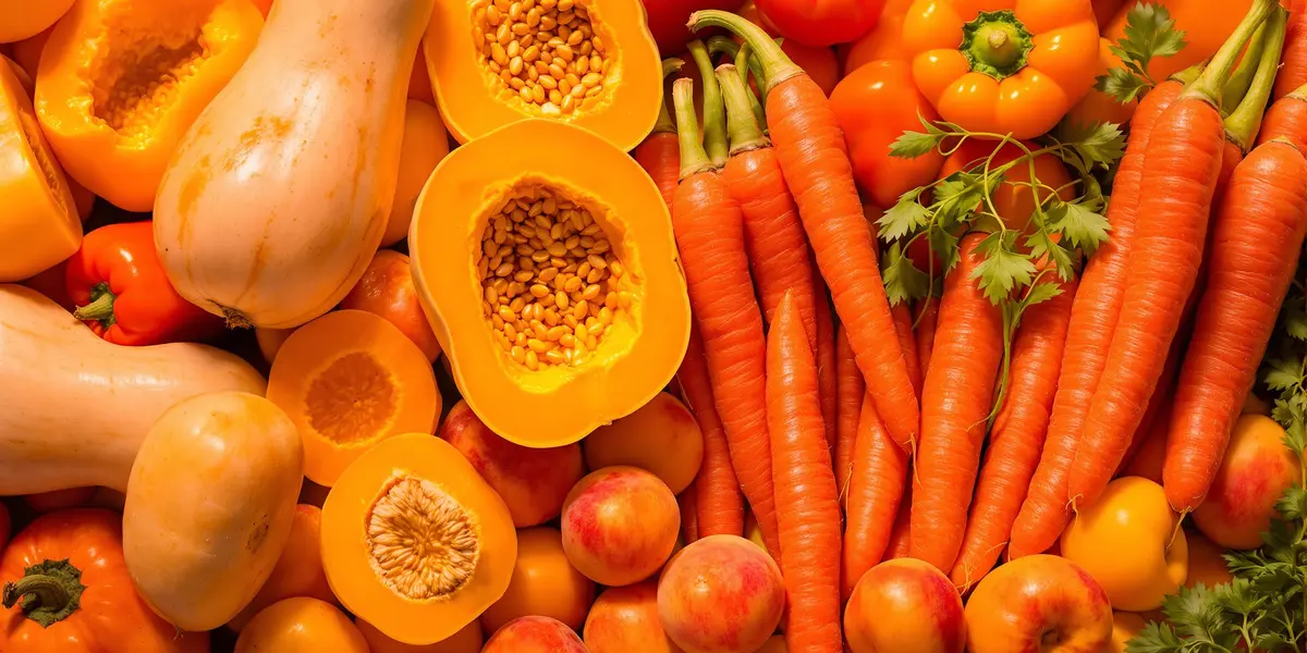 dynia, marchew, papryka pomarańczowa