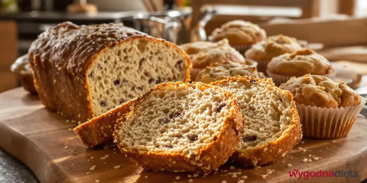 mufiiny, ciasto i chleb bez glutenu