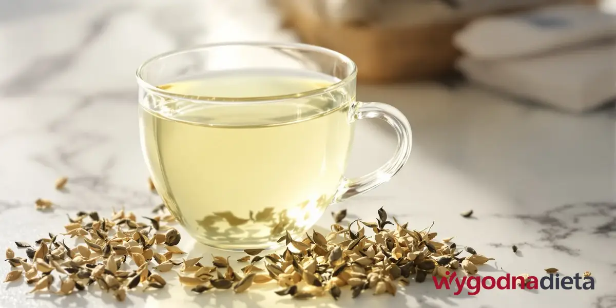 szklanka białej herbaty idealnej na odchudzanie