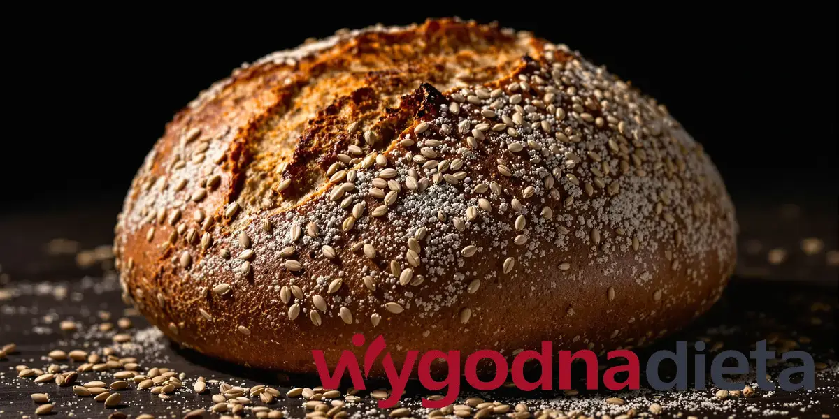 bochenek chleba pełnoziarnistego