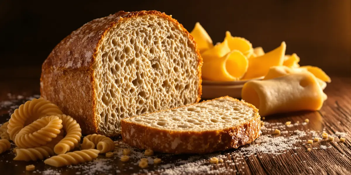 chleb i makaron pszenny źródłem glutenu