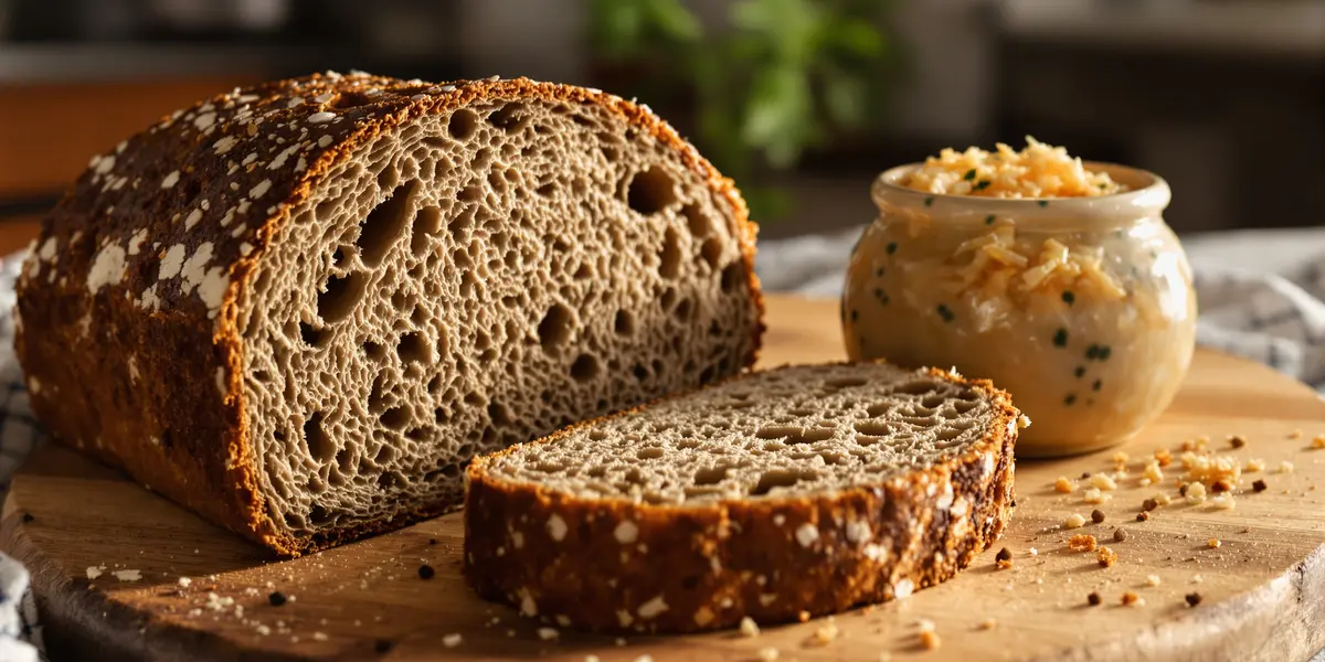 bochenek chleba na zakwasie