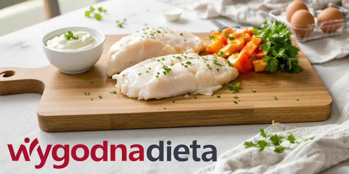 pierś z kurczaka położona na desce drewnianej