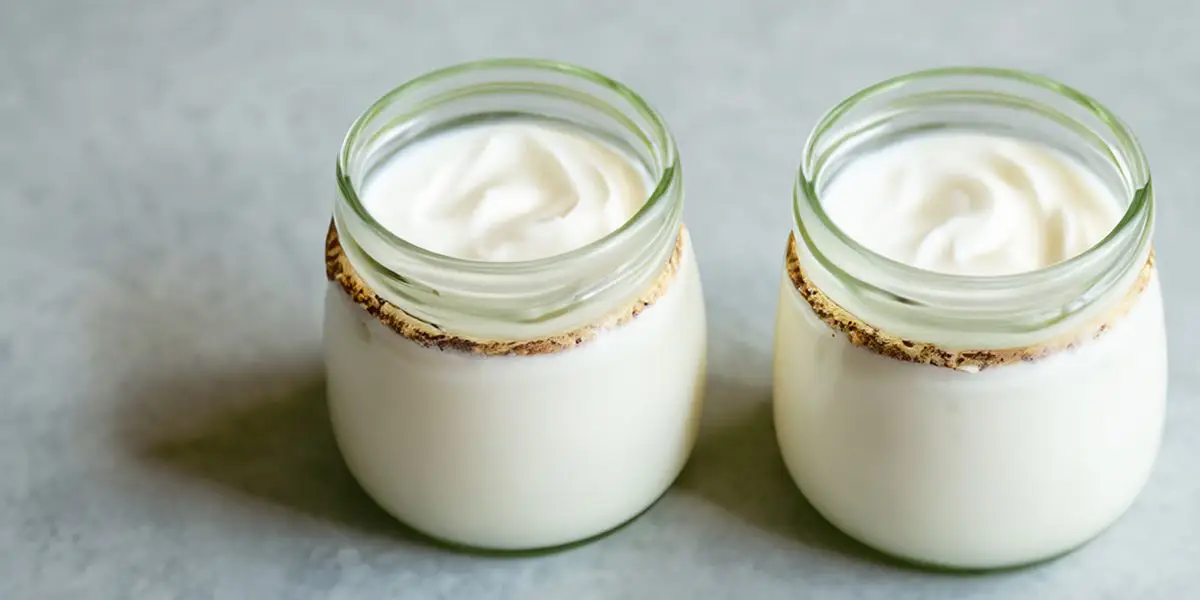 Jogurt naturalny bez laktozy jako produkt polecany na diecie przy zapaleniu żołądka.