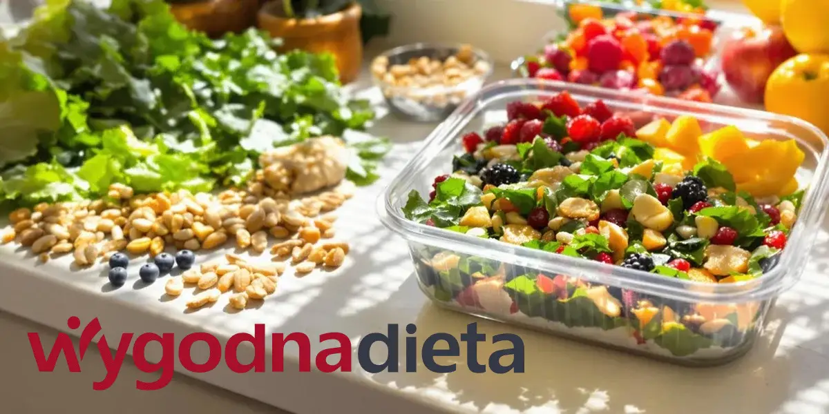 luch box z sałatką