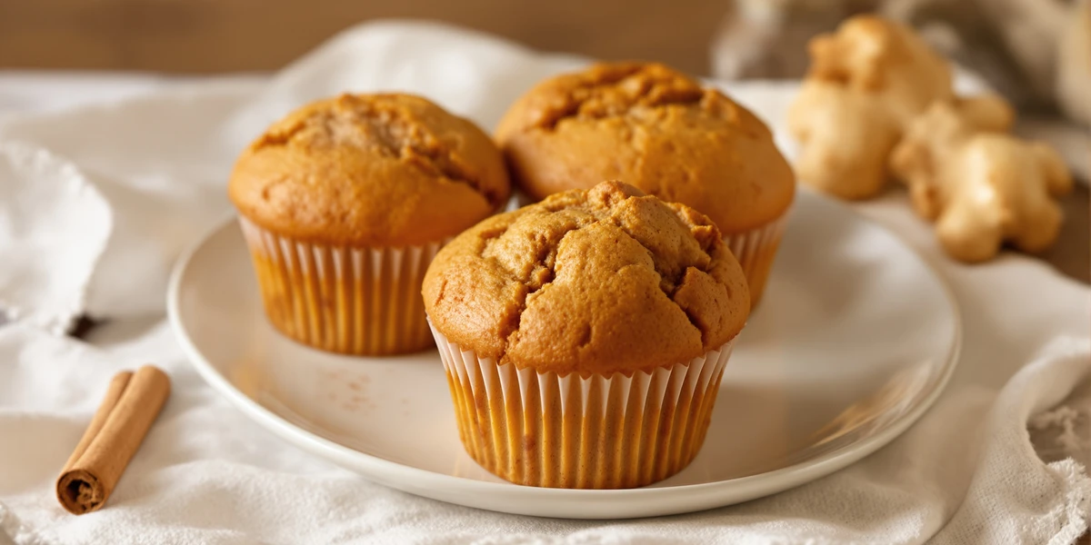 muffinki dyniowe z przyprawami korzennymi