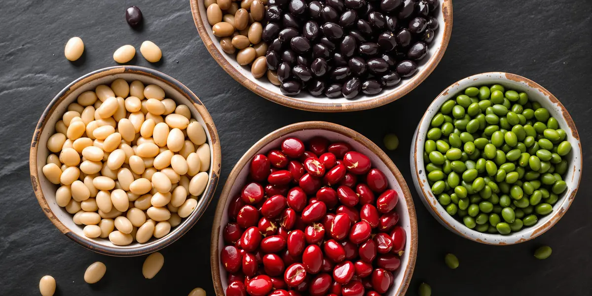 różne rodzaje fasoli