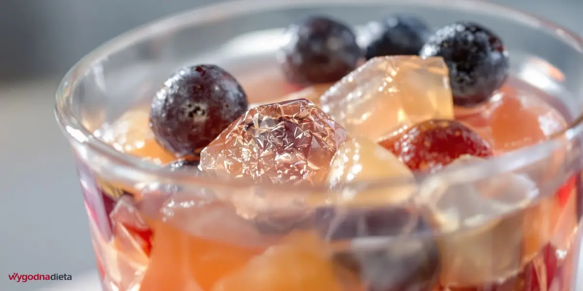 galaretka owocowa w pucharku