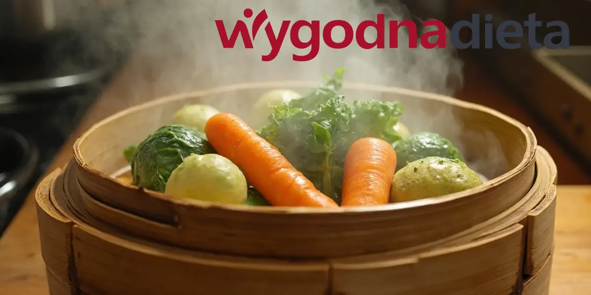 marchew i brukselka gotowane na parze