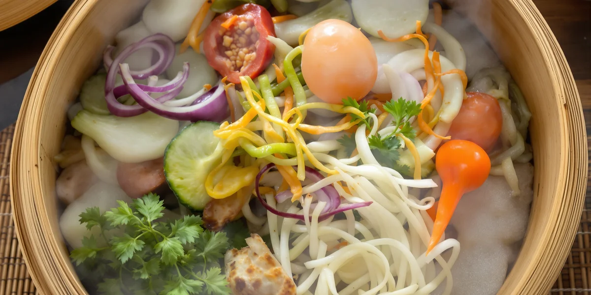 świeże warzywa gotowane metodą na parze