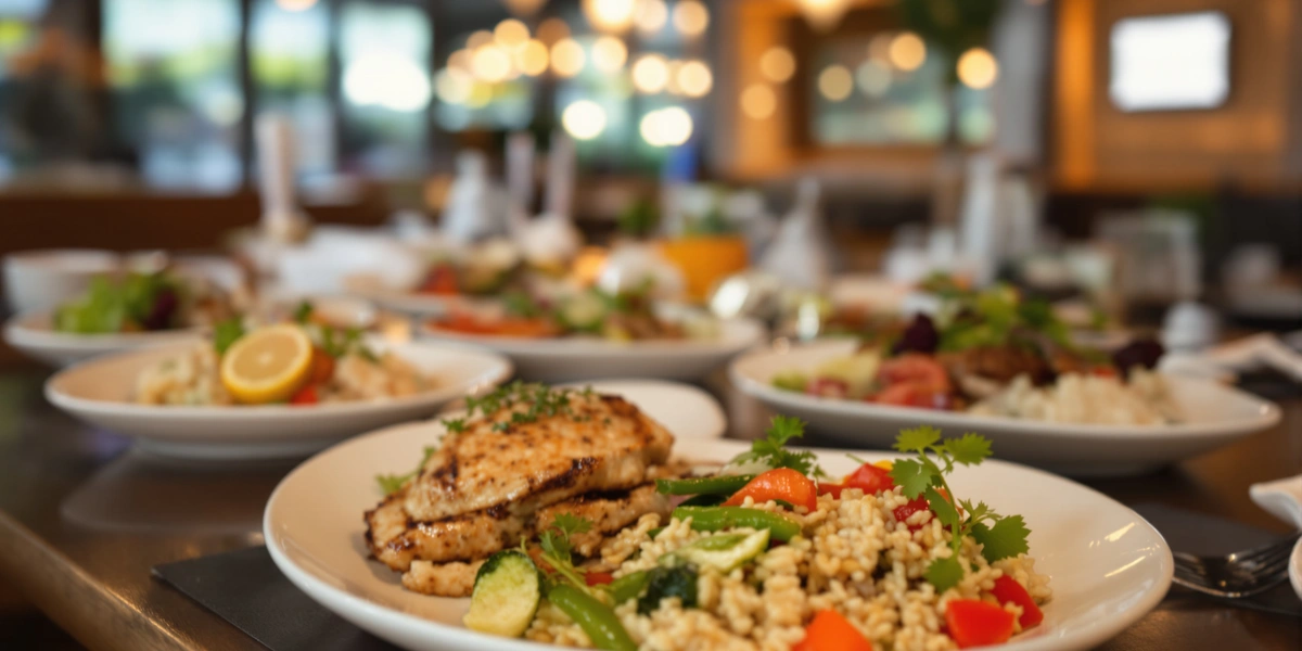 Grillowany kurczak z kaszą