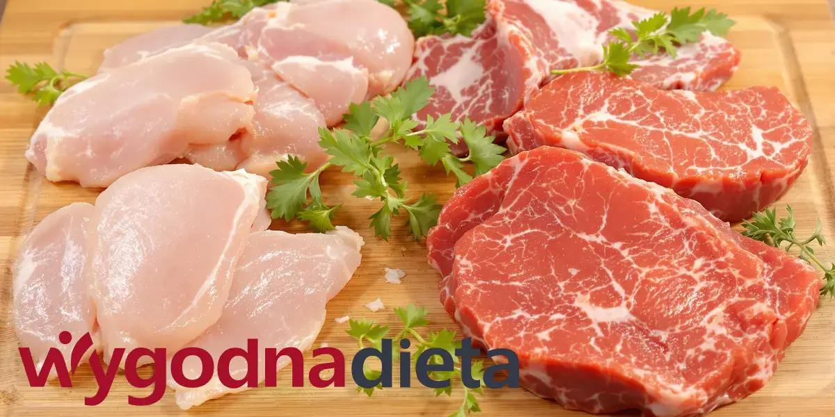 filet z kurczaka i mięso z chudej części wołowiny