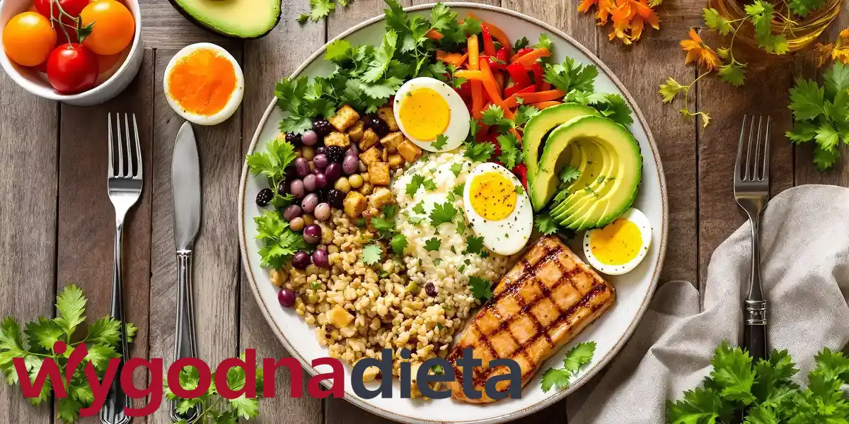 grillowana pierś z kurczaka w ziołach prowansalskich i suszonych pomidorach z ryżem brązowym i warzywami