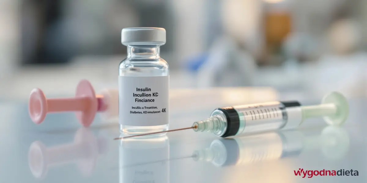strzykawka z insuliną dla cukrzyków