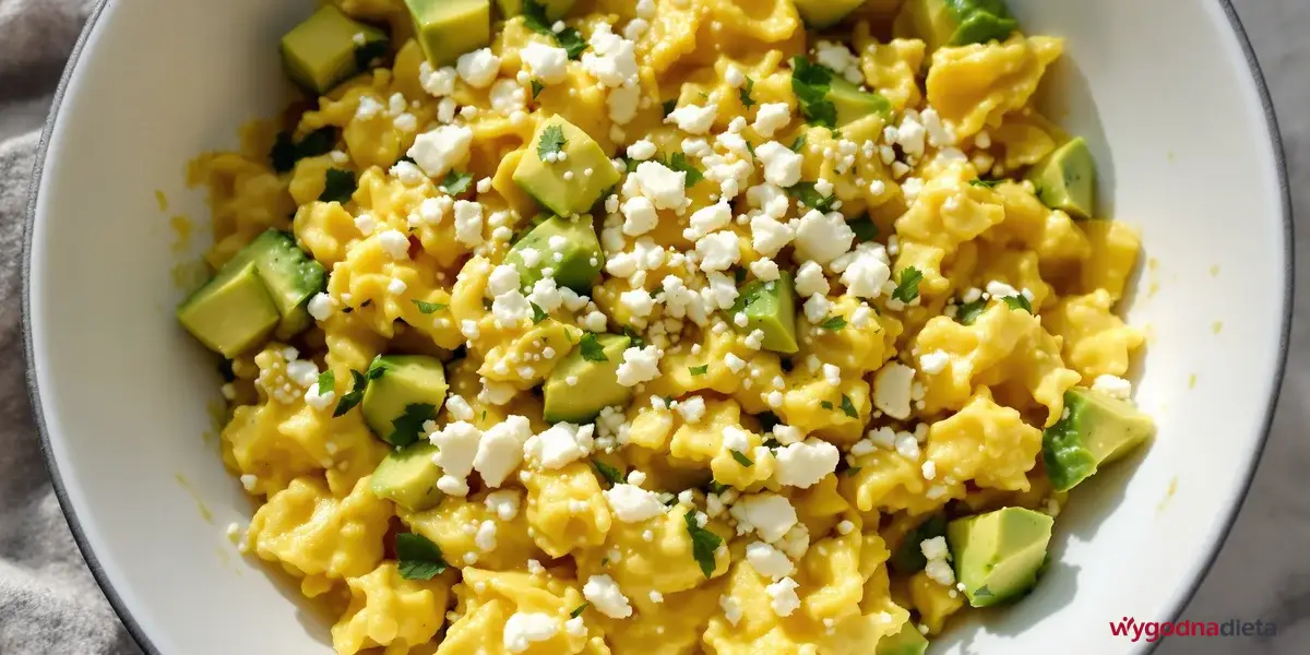 jajecznica z awokado