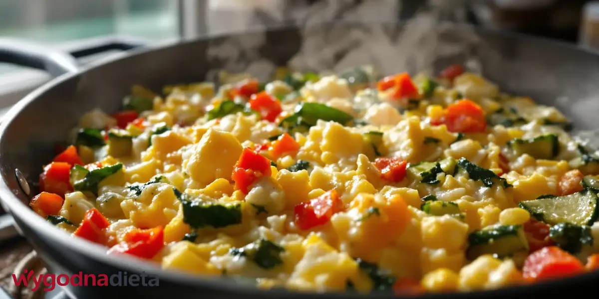 Jajecznica z warzywami