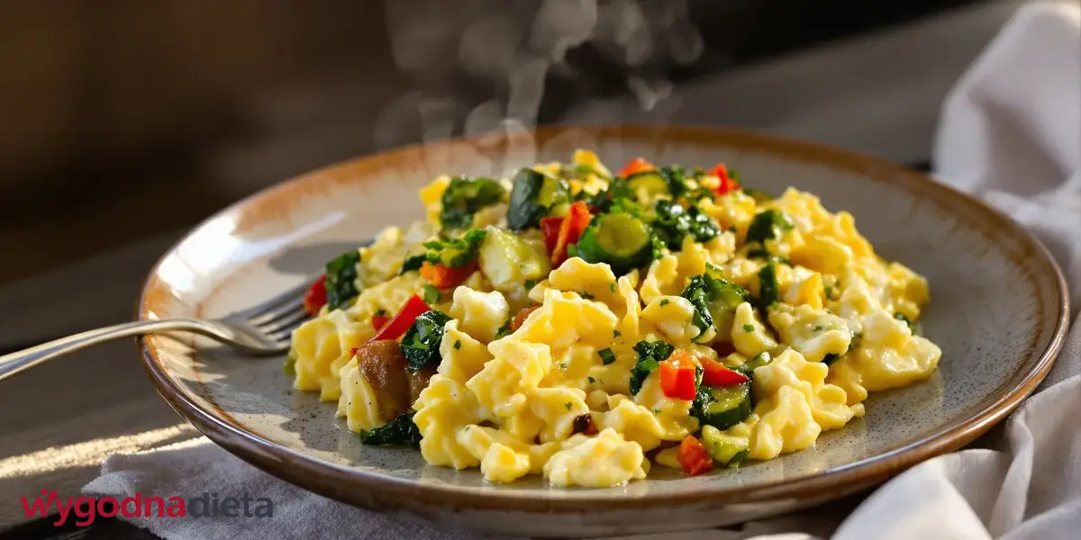 jajecznica z warzywami