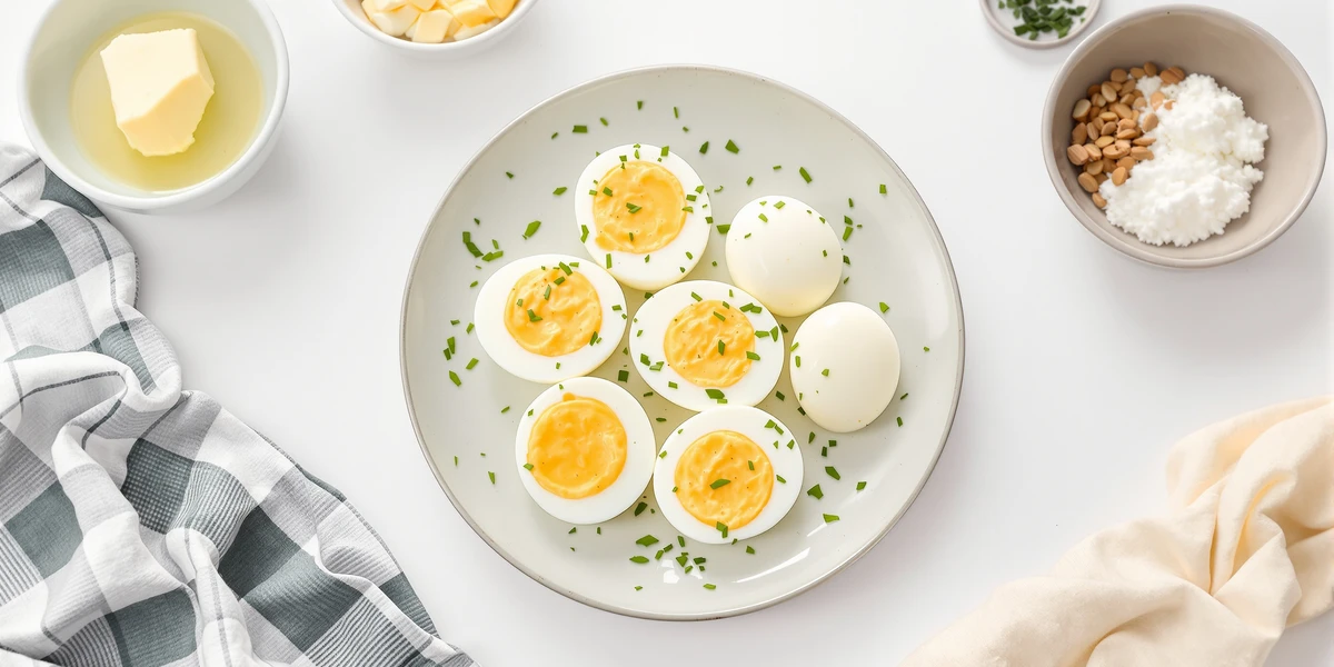 Jajka faszerowane z pietruszką