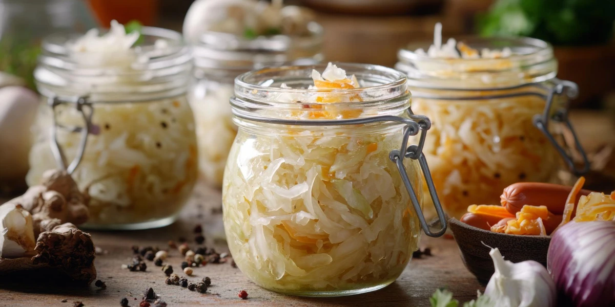 Kiszona kapusta w słoiku