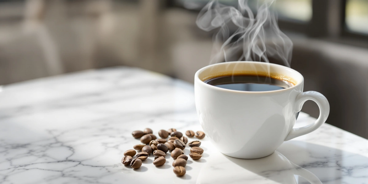 filiżanka czarnej kawy