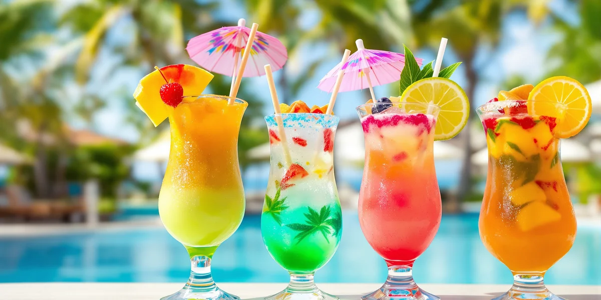 kolorowe drinki