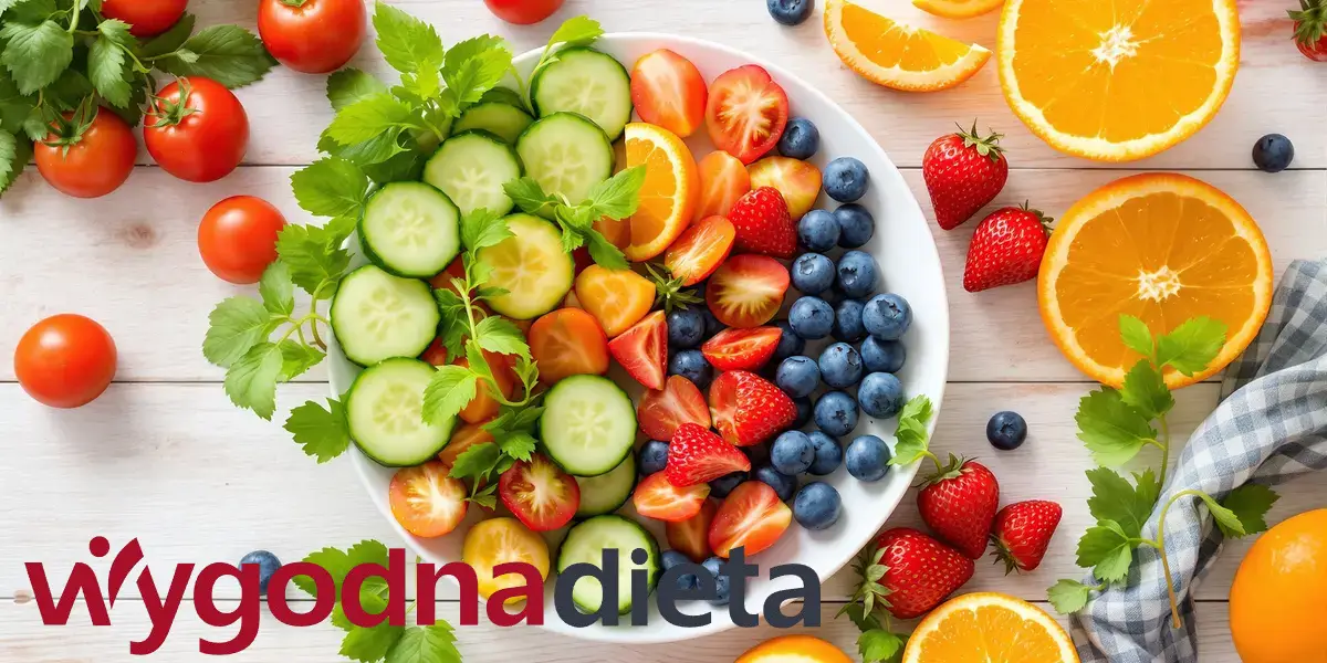 kolorowe warzywa i owoce