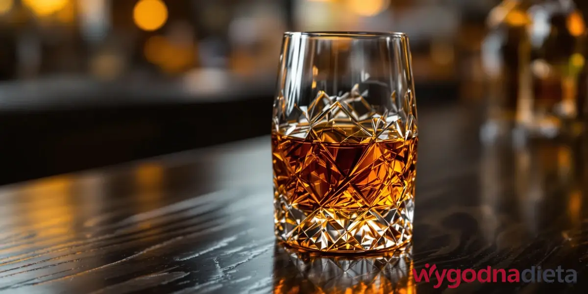 koniak Snifter w eleganckiej szklance
