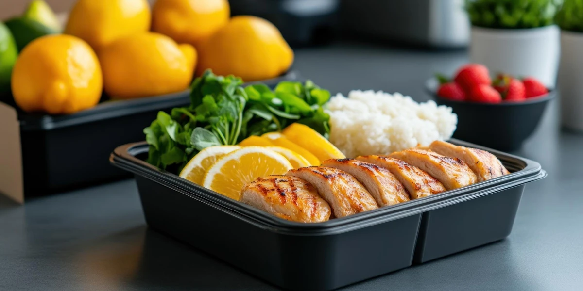 posiłek w pojemniku izotermicznym