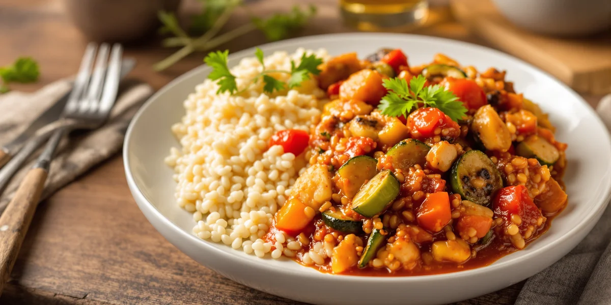 Leczo z indyka z kaszą jaglaną