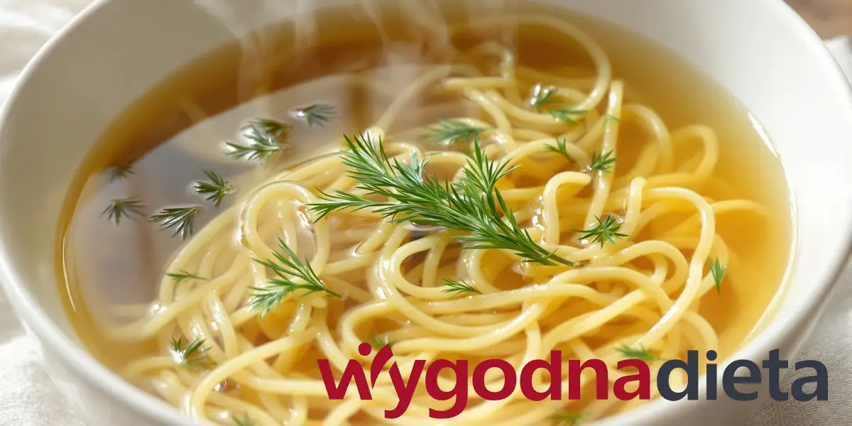 rosół z makaronem nitki