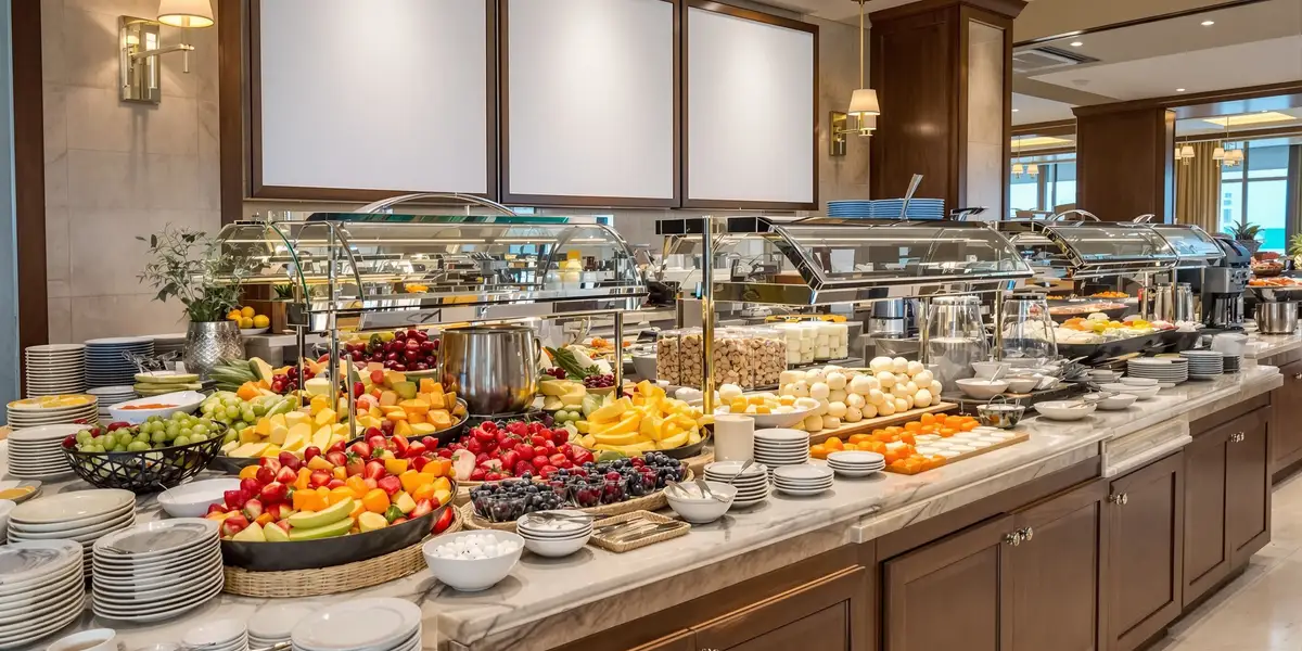 Luksusowy bufet owocowy hotelowy