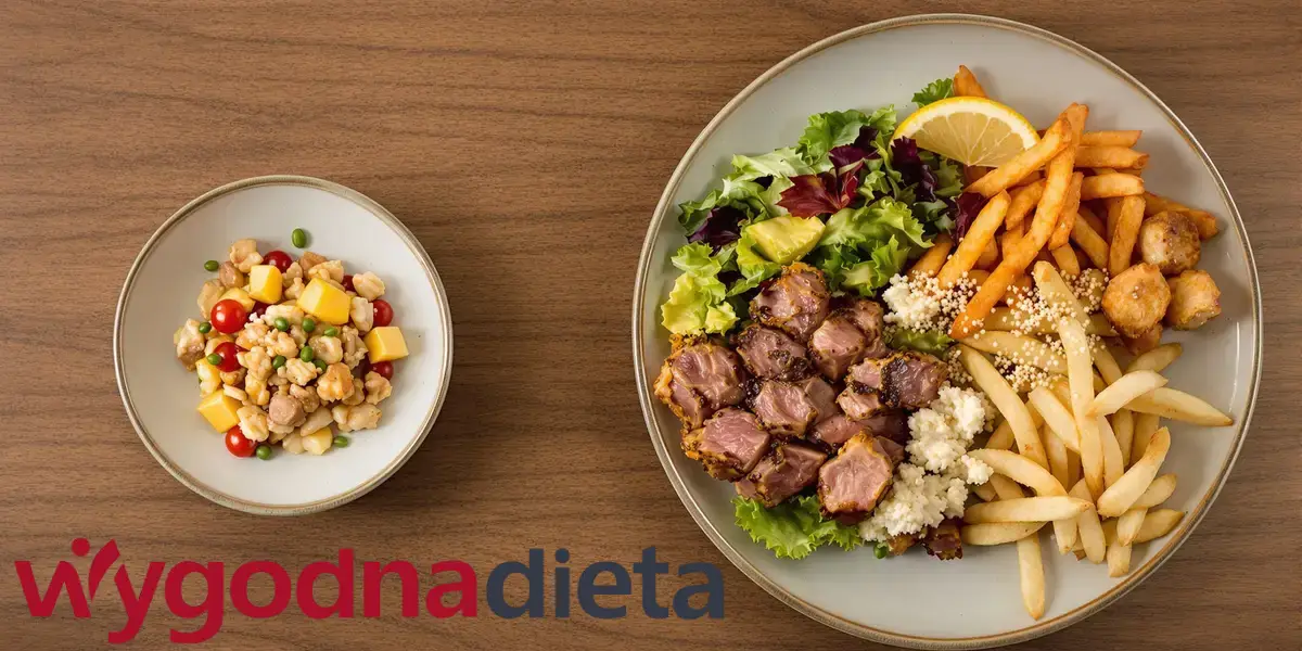 małe i duże porcje porównanie