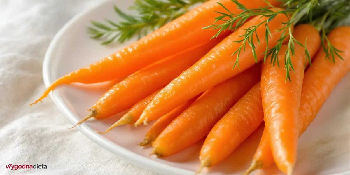 pęczek młodej marchwi