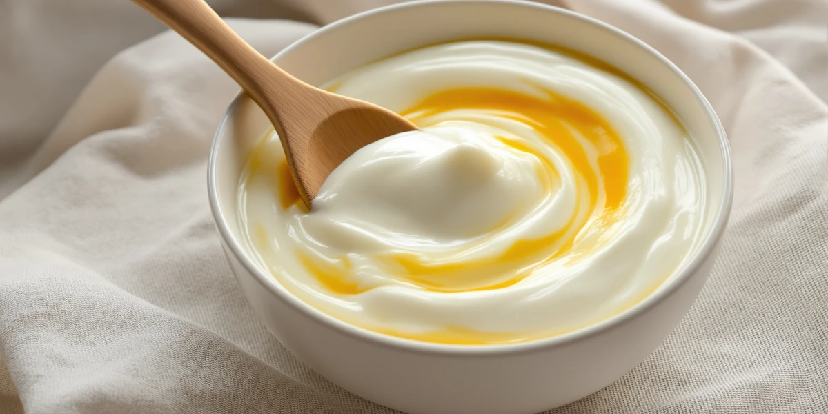 maska nawilżająca do włosów na bazie jogurtu naturalnego i miodu