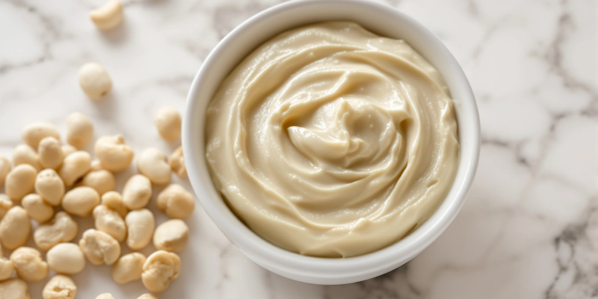 Masło nerkowca w białej misce