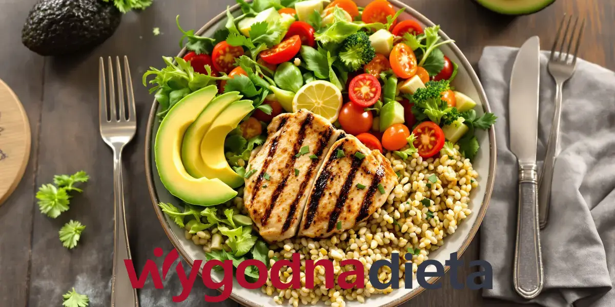 sałatka z awokado na diecie odchudzającej