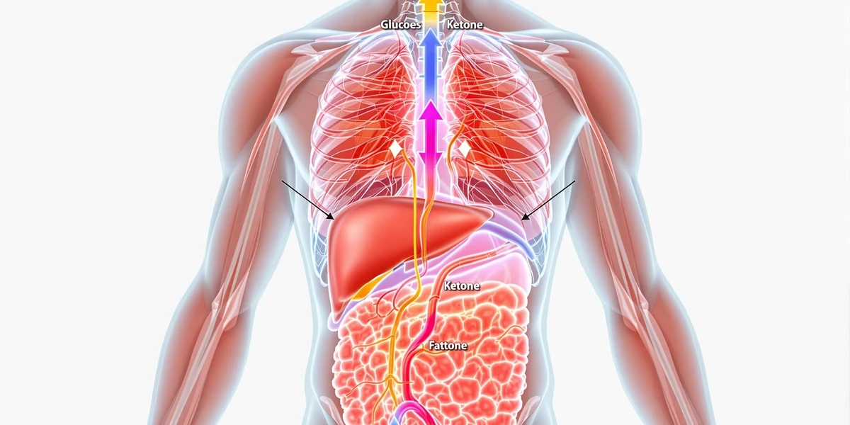 Schemat metabolizmu podczas głodzenia