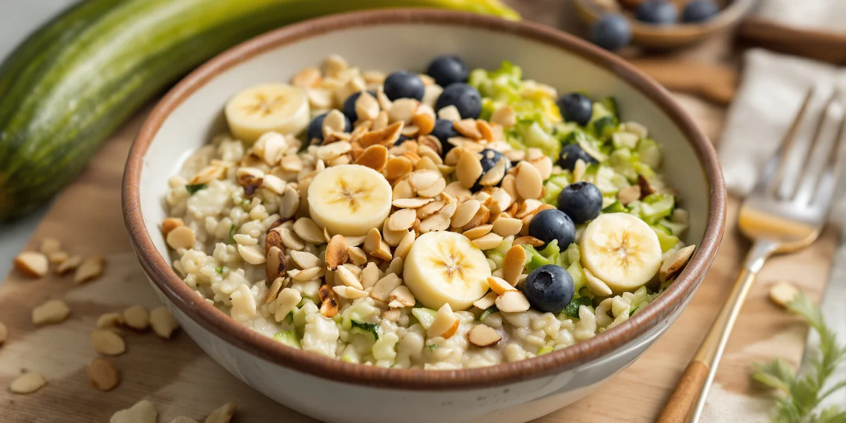 Miska śniadaniowa z owocami i orzechami