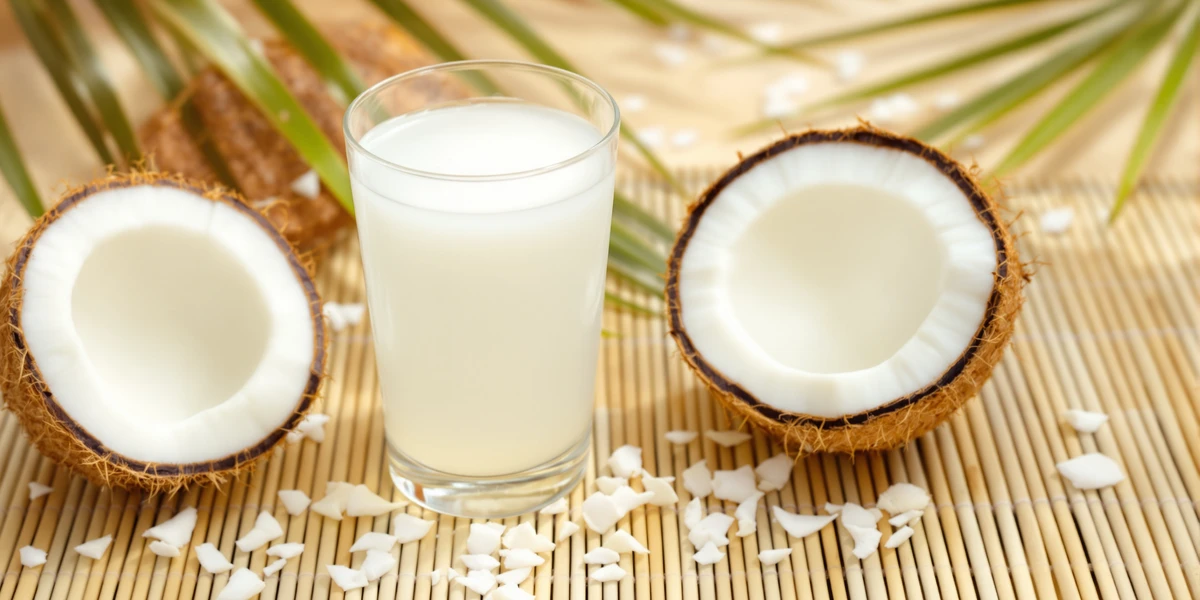 Mleko kokosowe z kokosem świeżym